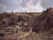 Loose multi-tile this Canada thunder hillside, Camille Pissarro
